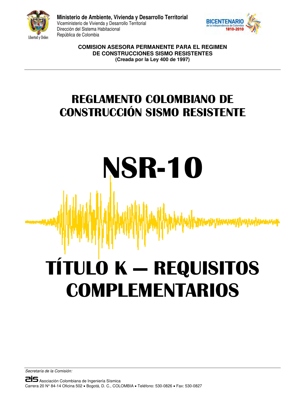 Título K NSR-10